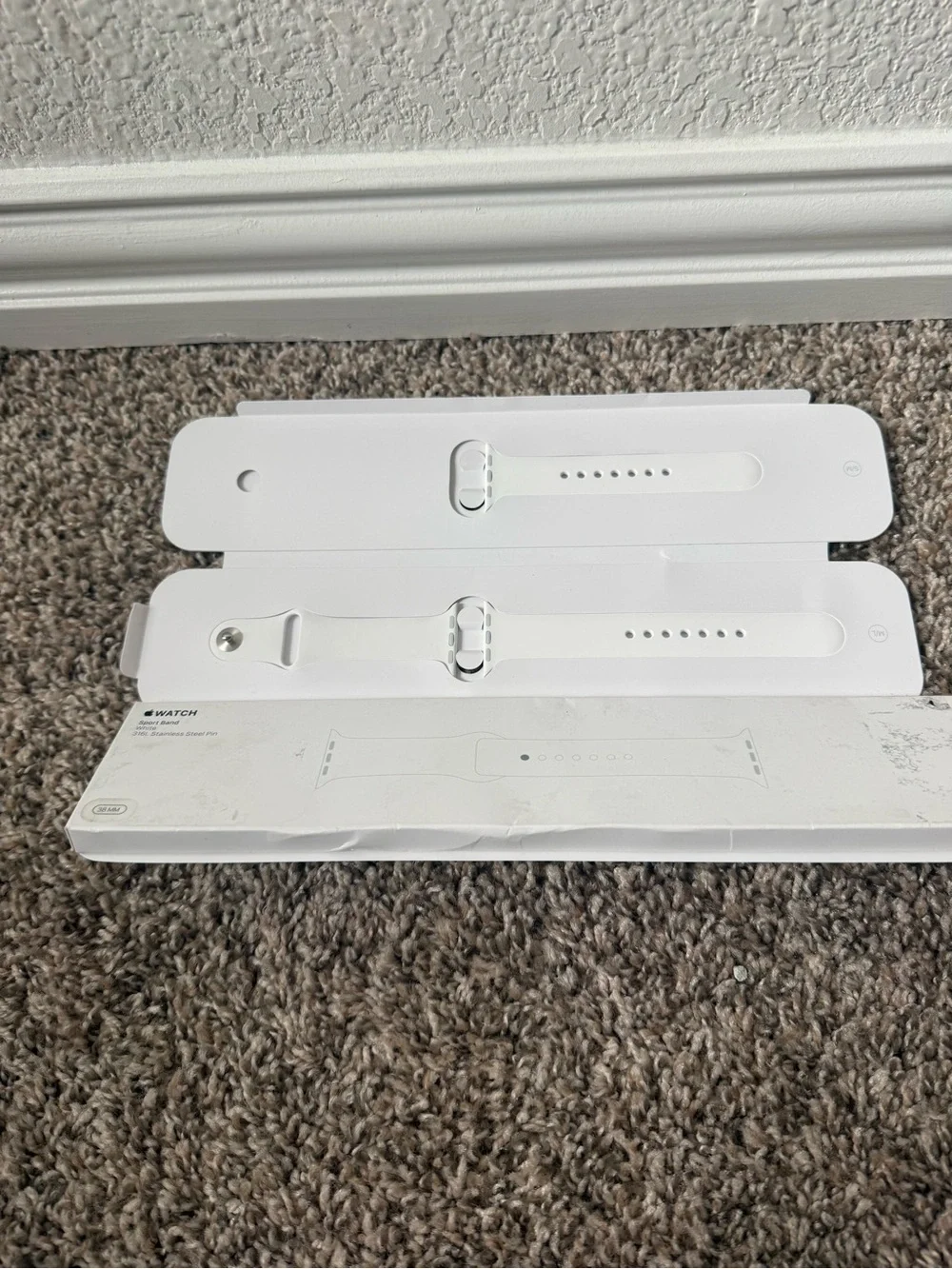 Apple White Sport Band for Apple Watch
